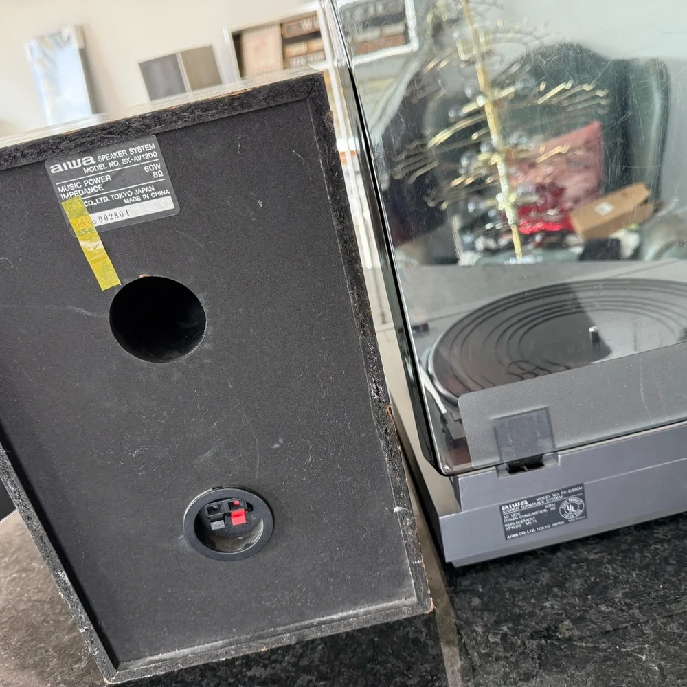 AIWA Hi-Fi Stereo Bundle PX-E850U Turntable SX-AV1200 & SX-R1200 Speakers TESTED - Picture 7 of 7